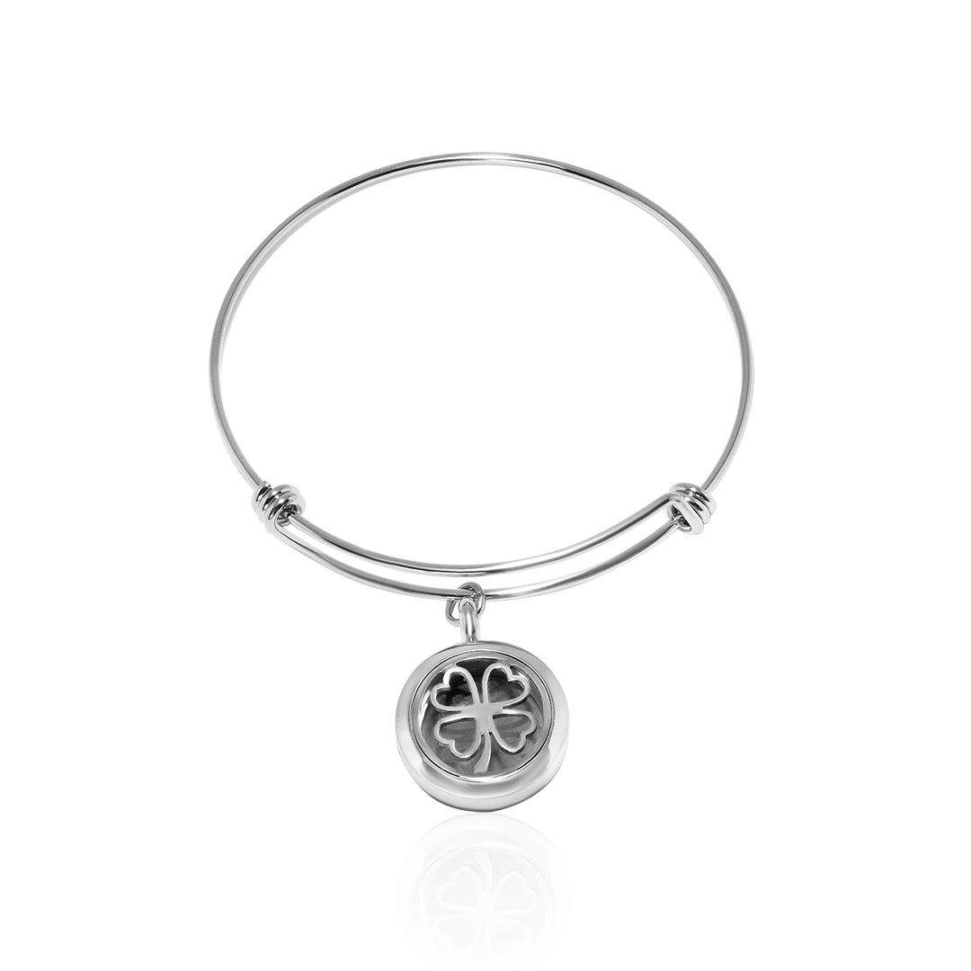 Brazalete de aromaterapia Trébol de la Suerte FBR043SR