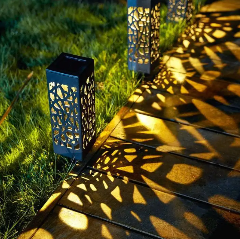 Luz de jardín vintage impermeable con energía solar